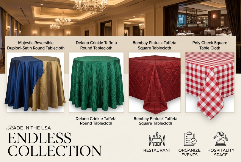 Enrich Your Hospitality  with Table Linens